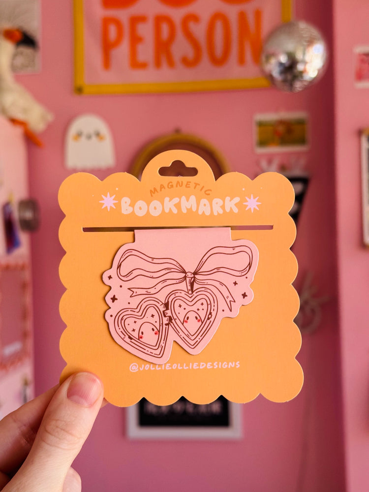 Ghostie Locket Magnetic Bookmark