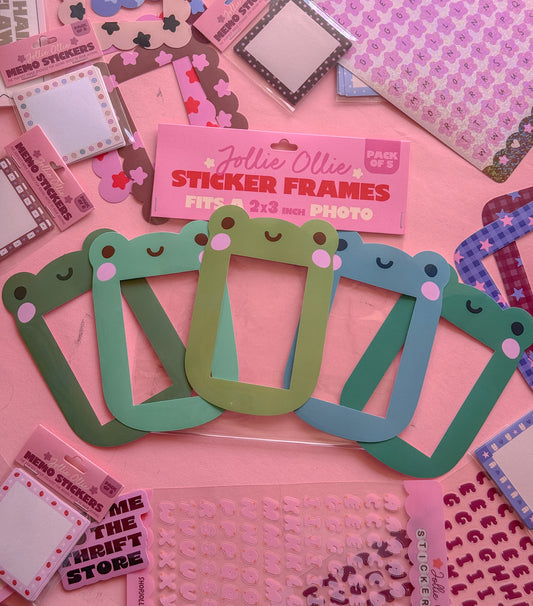 Frog Sticker Frame Pack