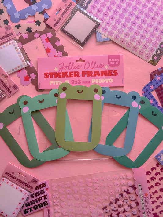 Frog Sticker Frame Pack