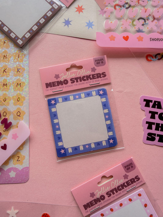 Bunnies Memo Sticker Pack