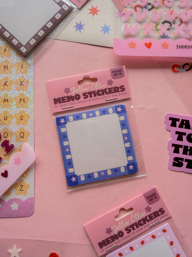 Bunnies Memo Sticker Pack