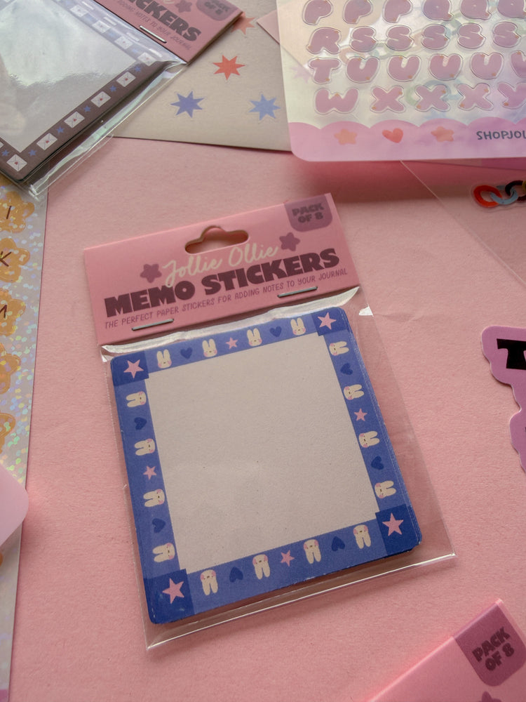 Bunnies Memo Sticker Pack