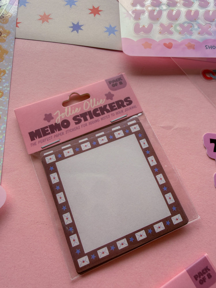 Love Letters Memo Sticker Pack