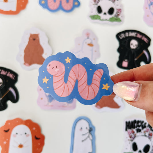 Would You Love Me if I was a Worm Sticker