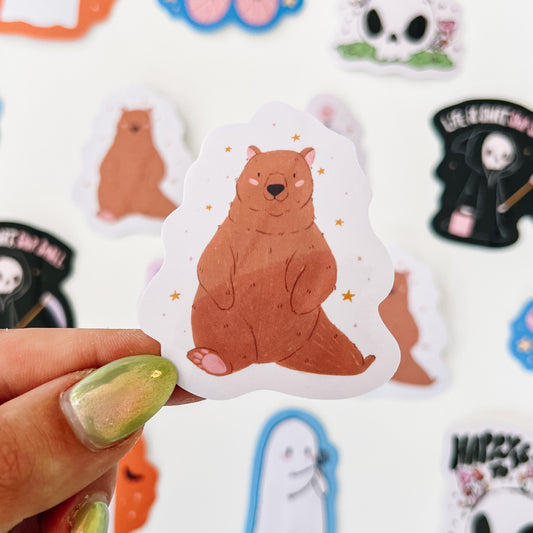 Happy Little Bear Sticker