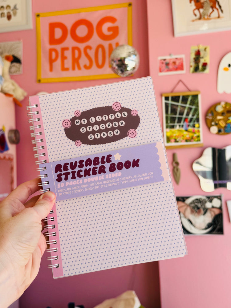 Polka Dot Buttons Sticker Book