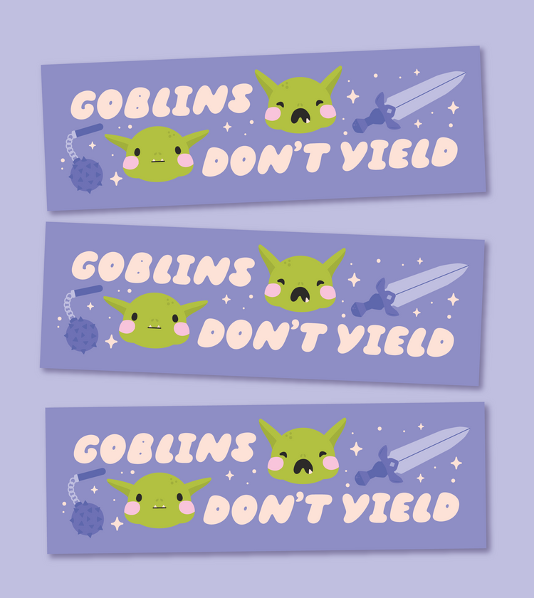 Goblins MAGNETIC Bumper Sticker