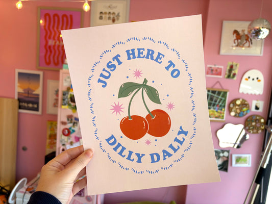 Cherry Dilly Dally 8x10 Print