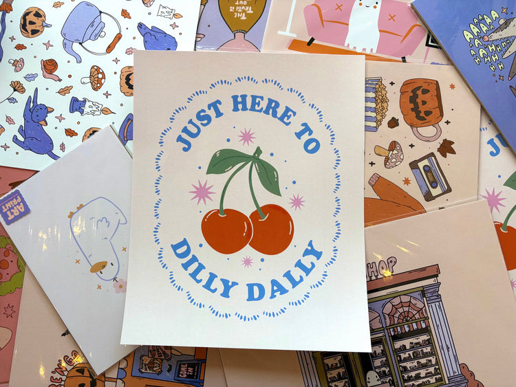Cherry Dilly Dally 8x10 Print