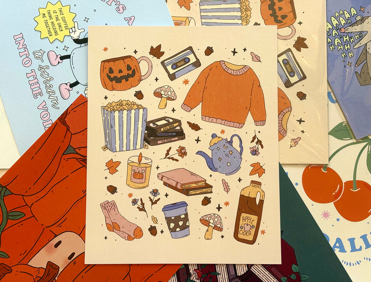Cozy Autumn Night 8x10 Print