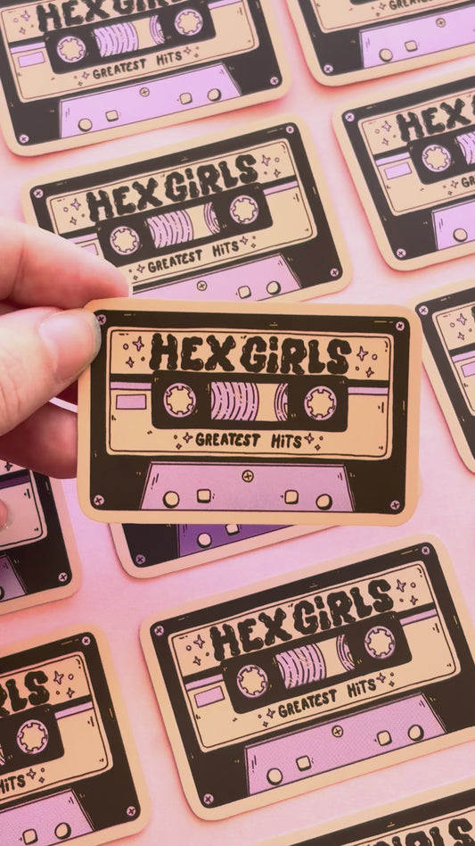 Hex Girl Cassette Sticker