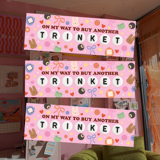 Buying a Trinket MAGNETIC Bumper Sticker