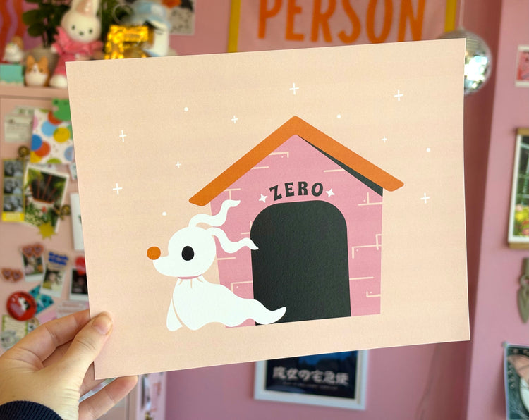 Ghost Dog Print - 2 size options