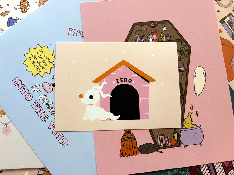 Ghost Dog Print - 2 size options