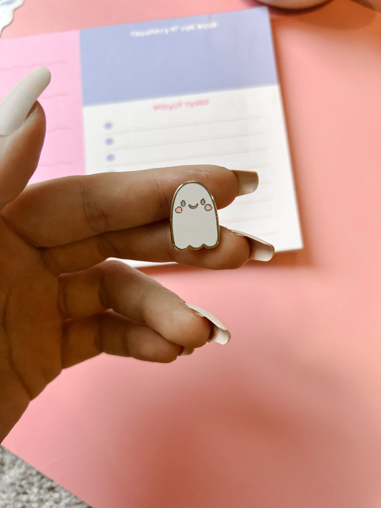 Mini Ghost Enamel Pin