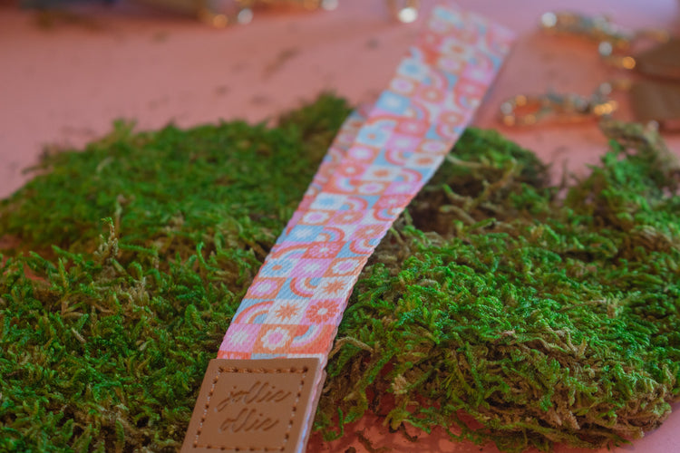 Groovy Floral Lanyard
