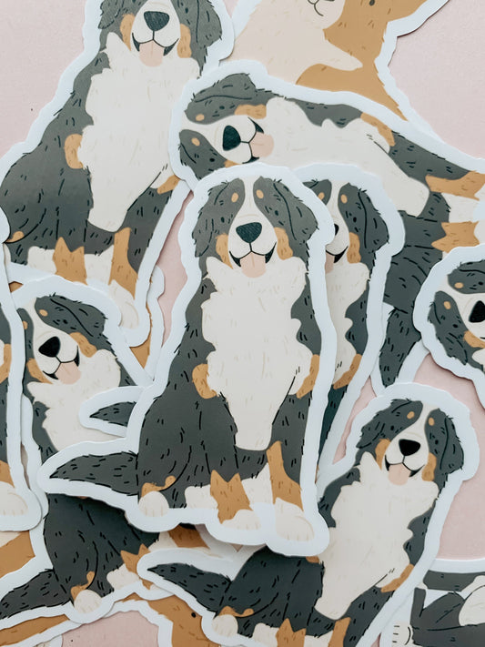 Bernese Mountain Dog Vinyl Sticker