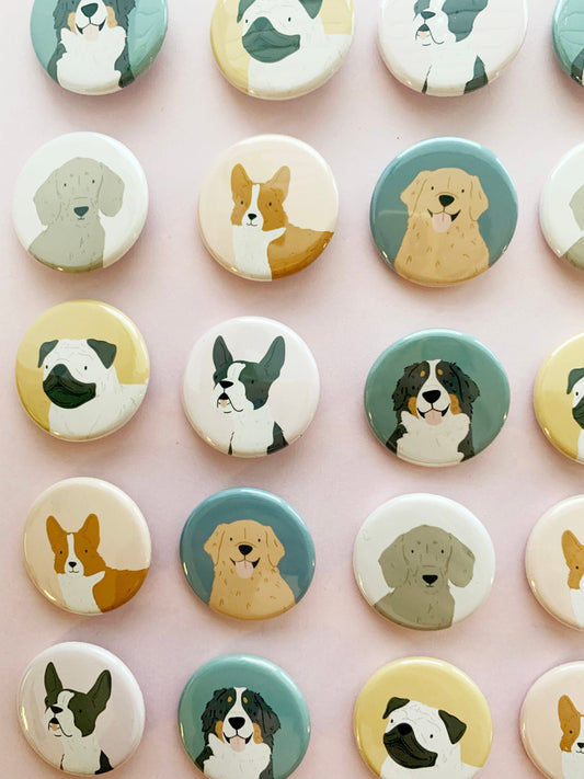 Dog Lovers Buttons