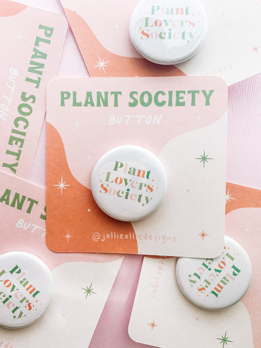 Plant Society Button