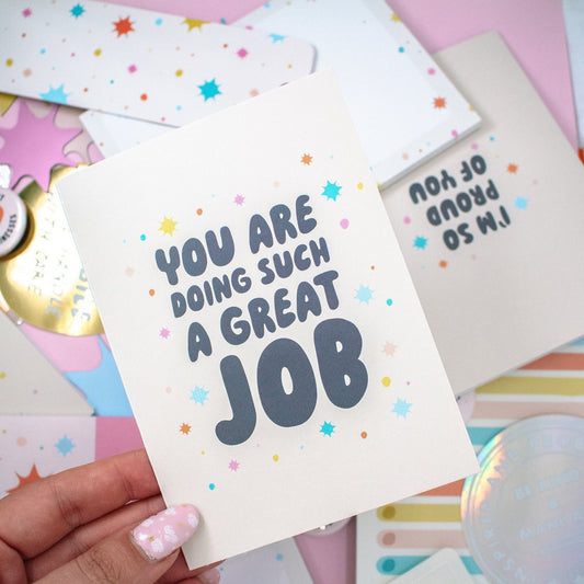 You are Doing a Great Job Greeting Card